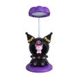 Kawaii Kuromi My Melody Folding Eye Protection Table Lamp Anime Sanrio Girly Heart Cute Bedroom Bedside Night Light Cartoon lamp. 