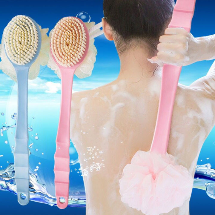 Long-handled Scrubbing Artifact Brush Soft Hair Bathing Back Scrubbing Brush