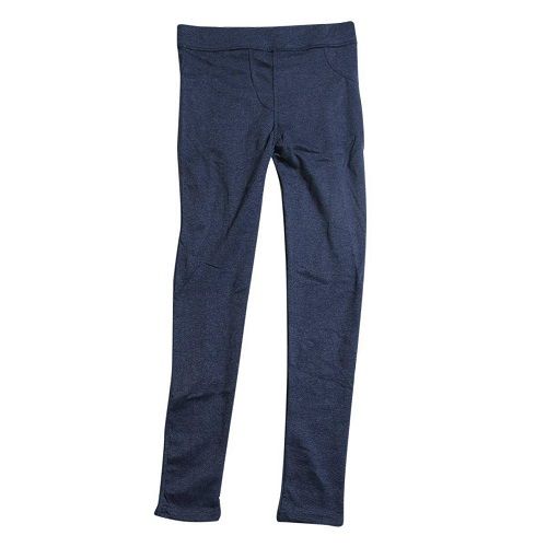 Navy Blue Cotton Jeggings for Women