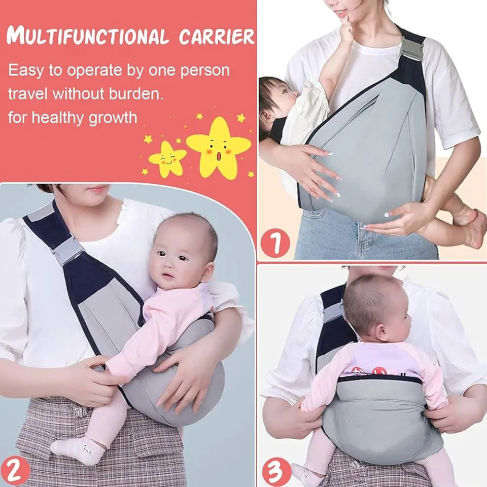 Baby Carrier Hands Free Baby Carrier Wrap Adjustable 3D Baby Wrap Carrier Baby Sling Baby Backpack Carrier Daraz .bd