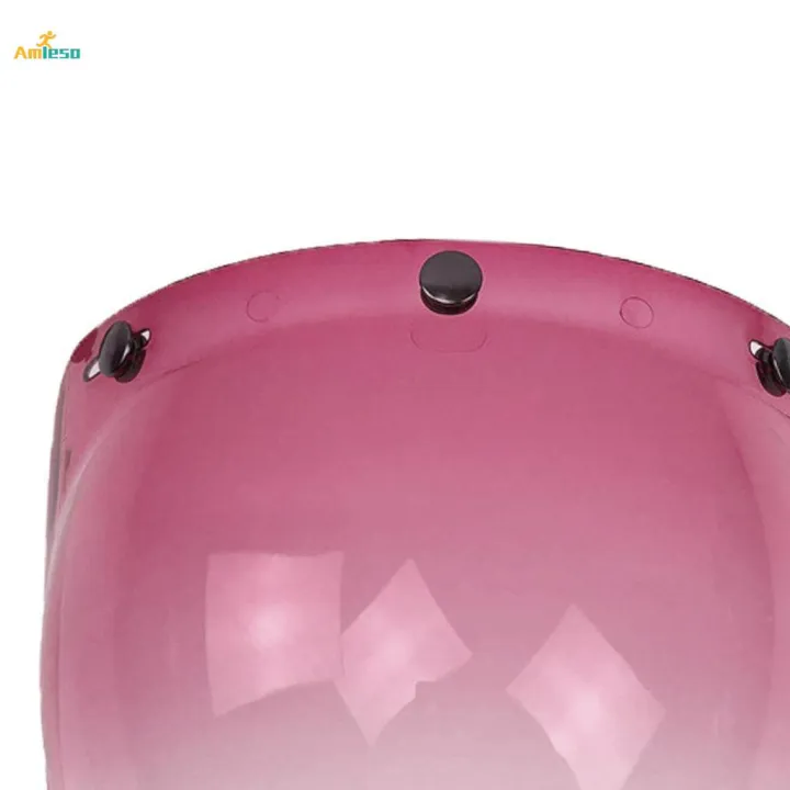 Open%20Face%20Helmet%20Visor%20Motorcycle%20Helmet%20Bubble%20Visor%20PC%20Lens%20Pink%20-%20Image%203
