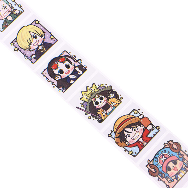 500pcs%20Cartoon%20One%20Piece%20Tape%20Stickers%20Whole%20Volume%20Anime%20Decorative%20Stickers%20BAWEI%20-%20Image%205