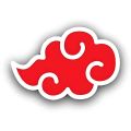 【HOT SALE】 Akatsuki Cloud From Naruto Manga PVC Decal Uchiha Family Coat of Bumper Sticker for Car Truck Windows. 