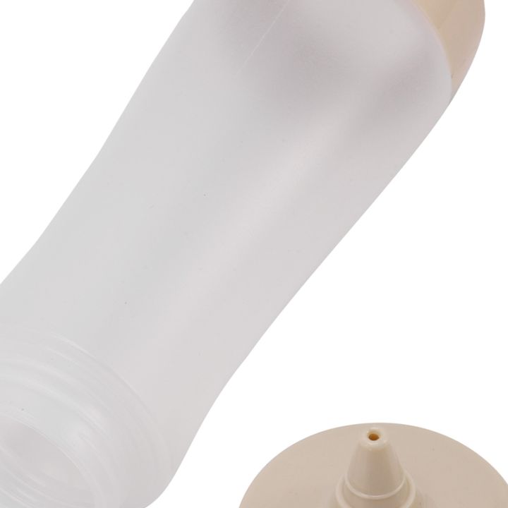 2X%20Squeeze%20Bottle%20Kitchen%20Accessories%20Gravy%20Boat%20Plastic%20Sauce%20Vinegar%20Oil%20Ketchup%20Gravy%20Dispenser%20Beige%20+%20Transparent%20-%20Image%208