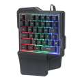 Ecocc Spot 35 Keys One-handed Gaming Keyboard Ergonomic LED USB Wired Backlight Home Office Game Keypad Keyboard Fast Delivery. 
