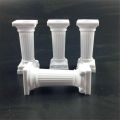 16Pcs White Small+Large Plastic Cake Pillars,Wedding Cake Pillars Stand,Fondant Cake Support Mold. 