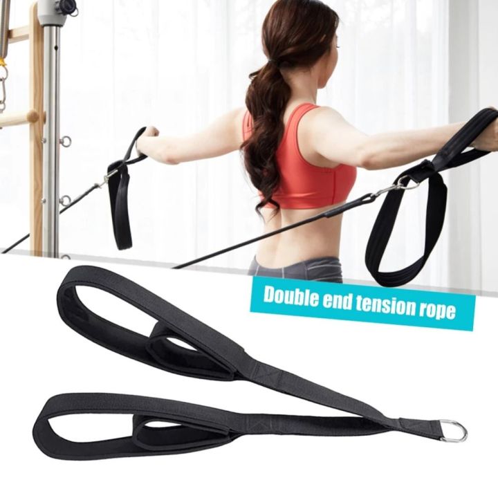 Muscular Arm Rope Men Women Anti-Slip Long Triceps Strap Cable Attachment Exercise Rope ...
