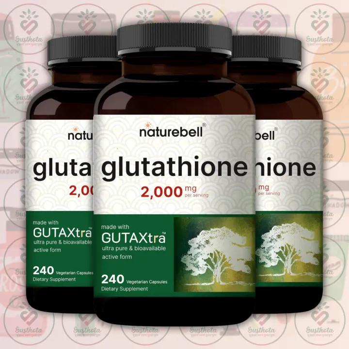 NatureBell%20Glutathione%20-%202,000%20mg%20-%20240%20Vegetarian%20Capsules%20-%20with%20GUTAXtra%20-%20for%20Antioxidant%20and%20Radiant%20Skin%20Health%20-%20Image%202