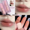 MUGE LEEN Clear Shell Panna Nilly Lipstick Moisturizing White and Clear Easy to Color Anti-Level Price Student Party Lipstick. 