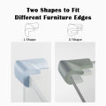 Babycare Soft Baby Proofing Corner Guards Protectors 4 Pack Furniture Corner Bumper Guards 3M Pre-Taped Sharp Corner Cushions to Prevent Head & Knee Injuries. 