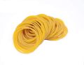 50pcs Rubber Bands Thick Medium Size Elastic Bands Stationary for Office Supplies Travel Home Items Fixing and Organizing, Yellow High Elasticity. 