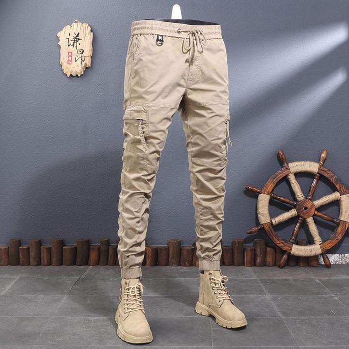 Martens Boots Matching Pants Men's Spring and Autumn Loose - Main Image