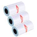 3pcs 57x30mm Sticker Paper Rolls - Thermal Adhesive Paper for Mini Printers | Perfect for Mini Printer Paperang, Memobird, Poooli, Barcode & Price Tag Printing. 