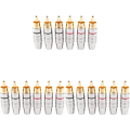RCA Male Plug Adapter, Audio Phono Gold Plated Solder Connector,Hi End - 18-Pack,Silver.