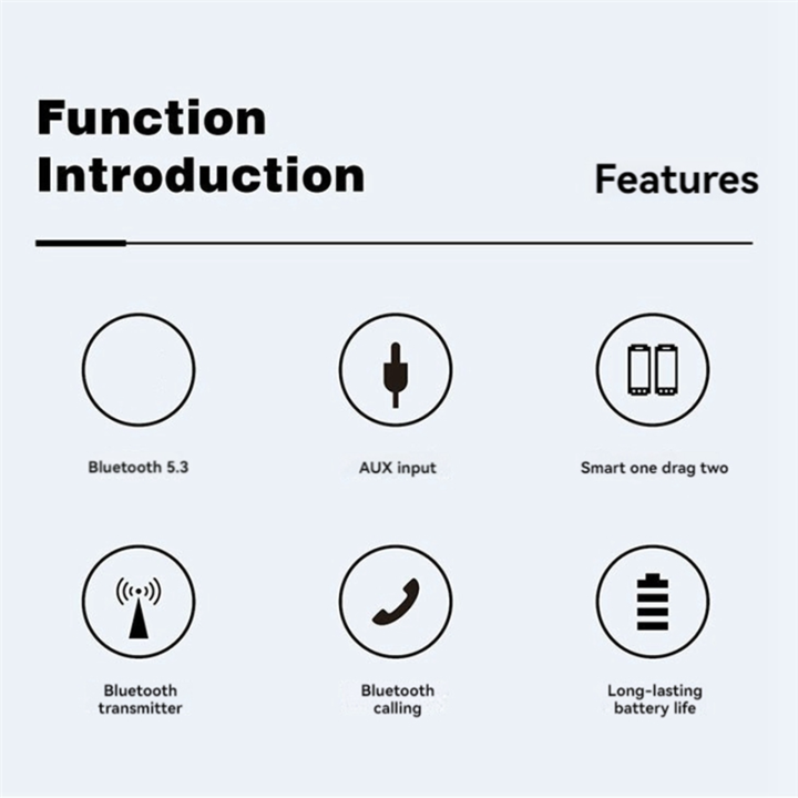 Bluetooth%205.3%20Receiver%20for%20Car%20Cancelling%20Bluetooth%20AUX%20Adapter,%20Bluetooth%20Music%20Receiver%20for%20Home%20Stereo/Wired%20Headphon%20-%20Image%202