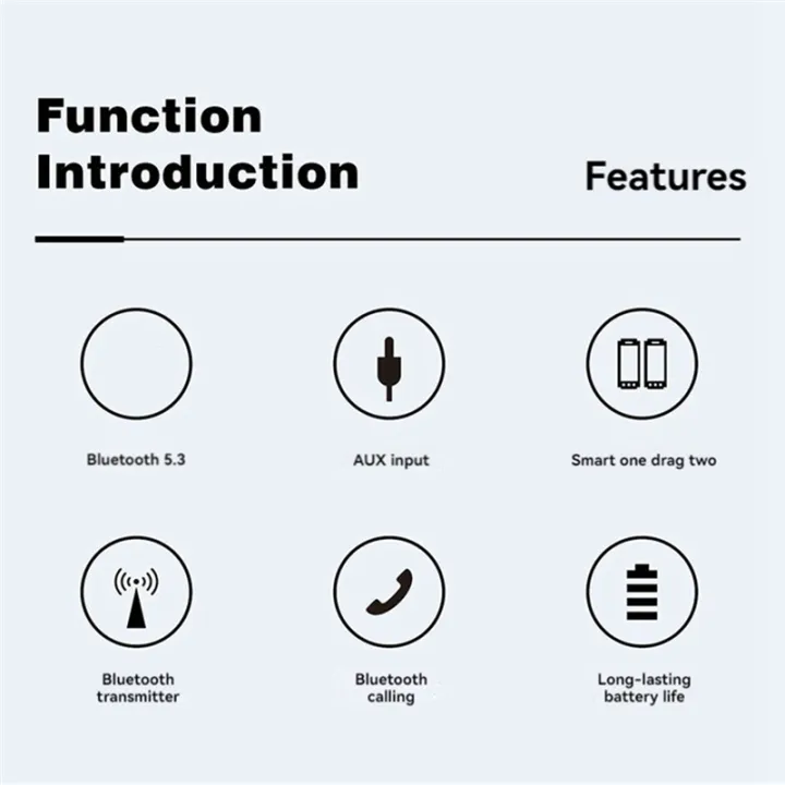 Bluetooth%205.3%20Receiver%20for%20Car%20Cancelling%20Bluetooth%20AUX%20Adapter,%20Bluetooth%20Music%20Receiver%20for%20Home%20Stereo/Wired%20Headphon%20-%20Image%202