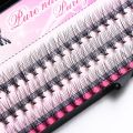 Premium Individual Dovetail Eyelash Extension Natural 3D Cluster Eyelashes Professional Makeup Flared Lashes. 
