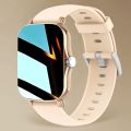 Rose Gold Color Smart Watch Women Men Smartwatch Heart Rate Smart Clock For Android IOS Fitness Tracker Dial Call Answer Call.