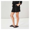 Cotton Gauze High Rise Pull-On Soft Shorts For Women.