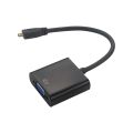 Micro-HDMI to VGA Adapter Cable 1080P Video Converter with Audio Jack USB Power Cable for Xbox Camera Raspberry Pi 4.