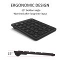 【FUPANG】Numeric keypad wireless keyboard Bluetooth 2.4g teclado numpad slim keycap for Android Windows laptop. 