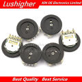 5pcs Double Gear tuning potentiometer B102 B103 B203 B503 B1K B10K B20K B50K 3Pin/5Pin 16*2mm Dial Potentiometer. 