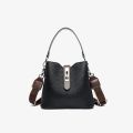 Live broadcast niche retro shoulder bag, fashion texture, light luxury bucket bag, new popular women's handbag.