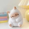 Kawaii Cat Stress Relief Squishy Toy PU Slow Rising Squeeze Antistress Ball Cartoon Table Ornaments Birthday Gift For Girls.