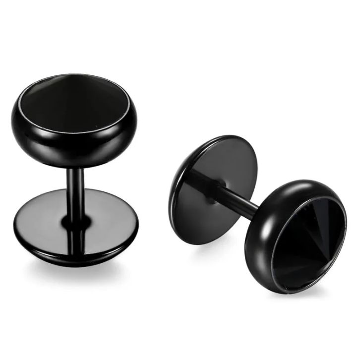 Dambel%20Black%20Stone%20Earrings%20for%20Men%20and%20Boys%20-%20Image%202