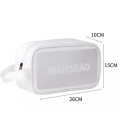Makeup Storage Bag - Multifunctional Travel Outdoor Makeup Bag- PU Transparent Waterproof Large Capacity Portable Wash Bag.