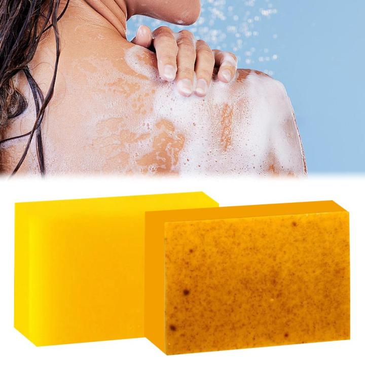 Lemon%20Turmeric%20Kojic%20Acid%20Soap%20Bar%20Turmeric%20Face%20And%20Removal%20Acne%20Oil%20Skin%20Body%20Care%20Soap%20Soap%20Body%20Whitening%20100g%20Care%20Con%20C5a4%20-%20Image%202