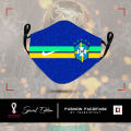 Brazil National Football Team Exclusive Design Edition Facemask.