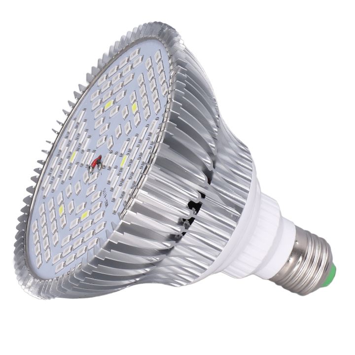 LED Grow Light Bulbs 120LEDs E27 20W Full Spectrum Sunlike Plant Light Bulb for Vegetables Fruits Potted Plants 85‑265V