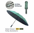 BMW 16 Ribs Automatic Windproof Umbrella | Big Size Strong Frame Rain Umbrella | Auto Open Close Folding Travel Umbrella for Men & Women. 