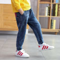 3-14yrs School Fashion Blue Boys Jeans Black Kids Denim Pants Trousers Kids Clothes 4 5 6 7 8 10 12 14 Years Old OKD239580. 