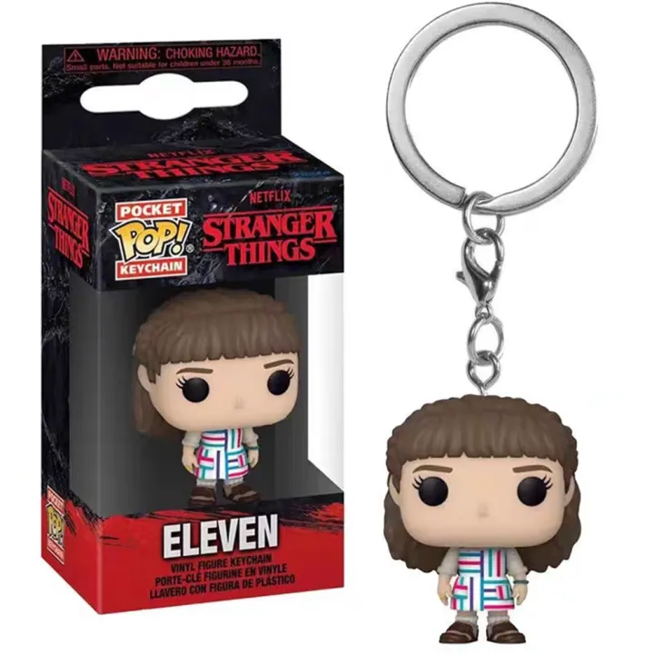 NEW%20Stranger%20ELEVEN%20Demogorgon%20DUSTIN%20Barb%20Steve%20Robin%20Keychain%20Toy%20Vinyl%20Figure%20Pocket%20Pop%20Things%20Keychain%20Model%20Toys%20-%20Image%205