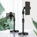 L7 Desktop Mobile Phone Holder Height Adjustable Stand & 360° Rotatable for Live Streaming Shoot YouTube TikTok Video Round Base Smartphone - Mobile Stand. 