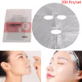 200 Pcs Full Face Cleaner Mask Plastic Film Paper Disposable Face Beauty Tool. 