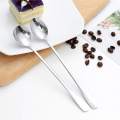 1 pcs Korean style stainless steel creative long spoon handle ice cream spoon for tea, coffee or dessert spoon teaspoons cooking tool. 