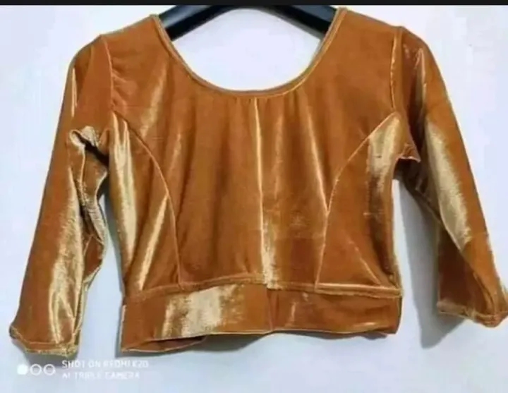 Velvet%20Blouses%20Best%20Qualityfull%20Three%20Quarter%20Sleeves%20For%20Women.%20-%20Image%208