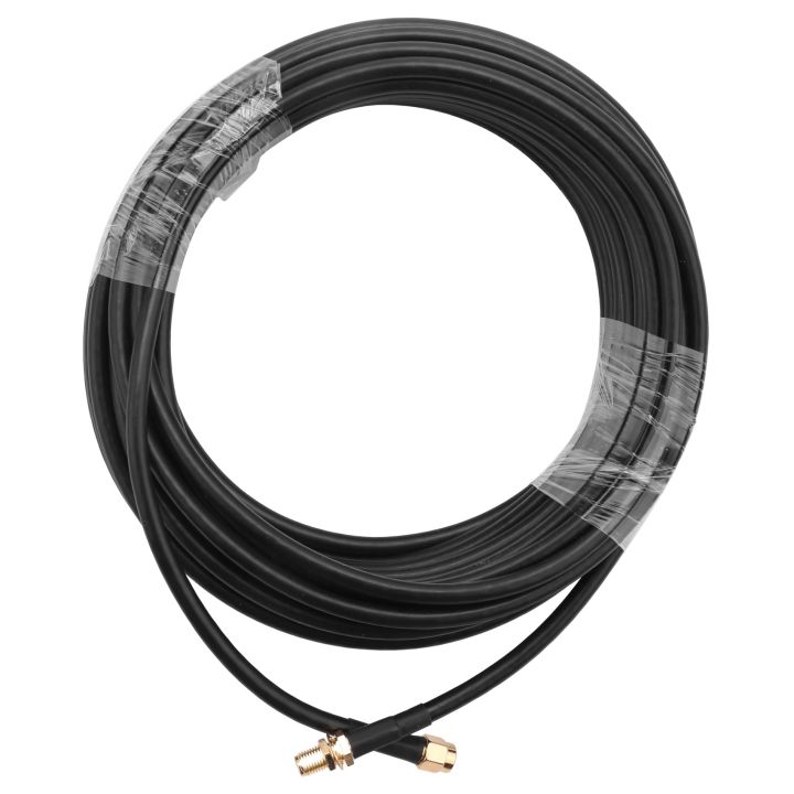 SMA WiFi Antenna Extension 10M SMA Male to SMA Female Low Loss RG58 ...
