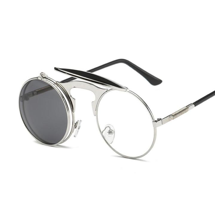 %E3%80%90linfang%20store%E3%80%91(NEW)Retro%20Vintage%20Gothic%20Round%20Flip%20Sunglasses%20-%20Image%202