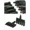 【Fashion】PowMr One pair MC4 T Branch Panel Cable Connectors Male & Female MC4T-AN. 