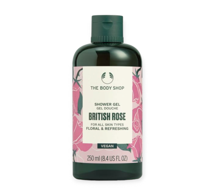 Body Shop British Rose Shower Gel 250ml - Soap