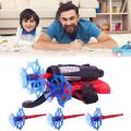 Spiderman Web Dart Blaster Toys Set - (Launcher, Glove, 3 Pieces Rubber Shooter Toy for Kids). 