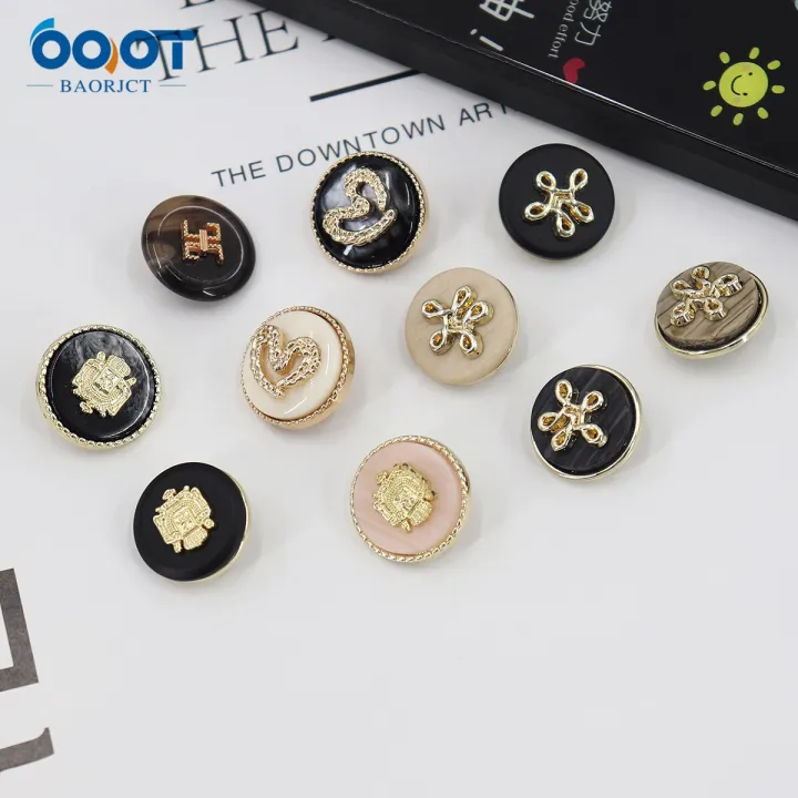 Metal%20Button%20Gold%20High-Quality%20Sweater%20Coat%20Decoration%20Buttons%20Accessories%20DIY%202Pcs/Lot%20X-160%20-%20Image%205