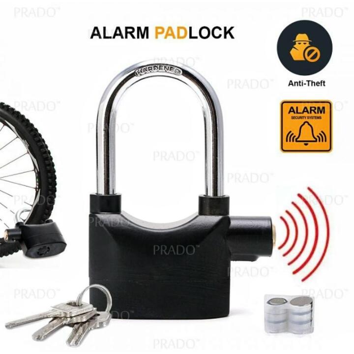 Security Alarm Lock - Black - Door Bottom Sealing Strip