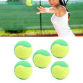 Training Tennis Ball, Elastic Squash Balls Easy To Hold Compact Size 5PCS 6cm Diameter with Fabric Finish for Water Activities.