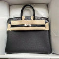 The first layer of cowhide platinum bag, touch crocodile skin, togo calfskin women's bag, genuine leather large-capacity handbag. 