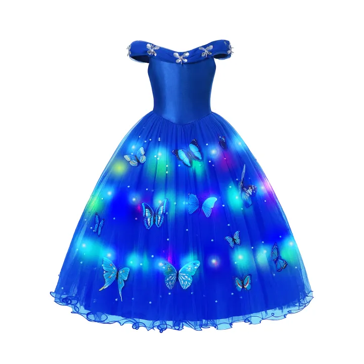 Festival%20luminous%20ball%20ceremony%20nto%20Halloween%20dress%20cosplay%20Princess%20Ariel%20girl%20LE%20Disney%20girls%20evening%20D%20light%20Frozen%20Elsa%20Ann%20Actor%20Enca%20costume%20-%20Image%202